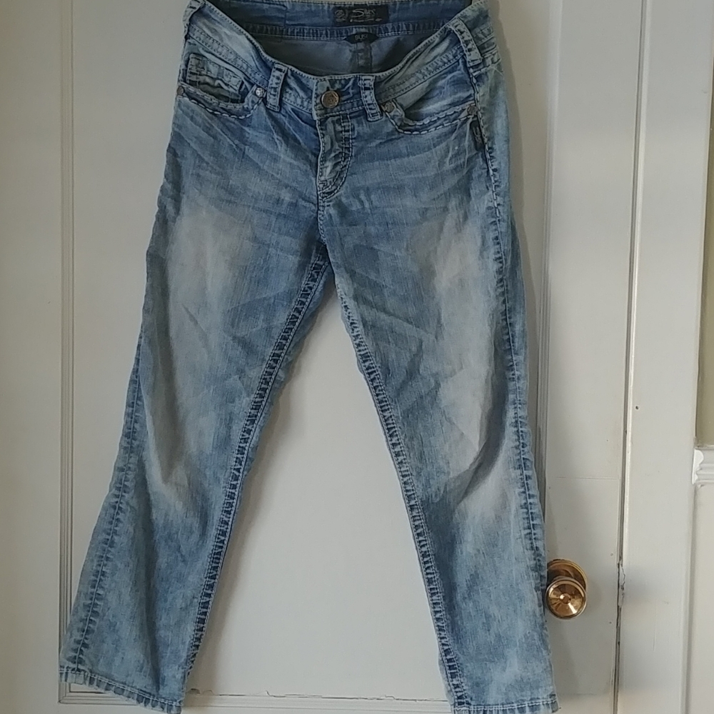 Silver Suki Ankle jeans